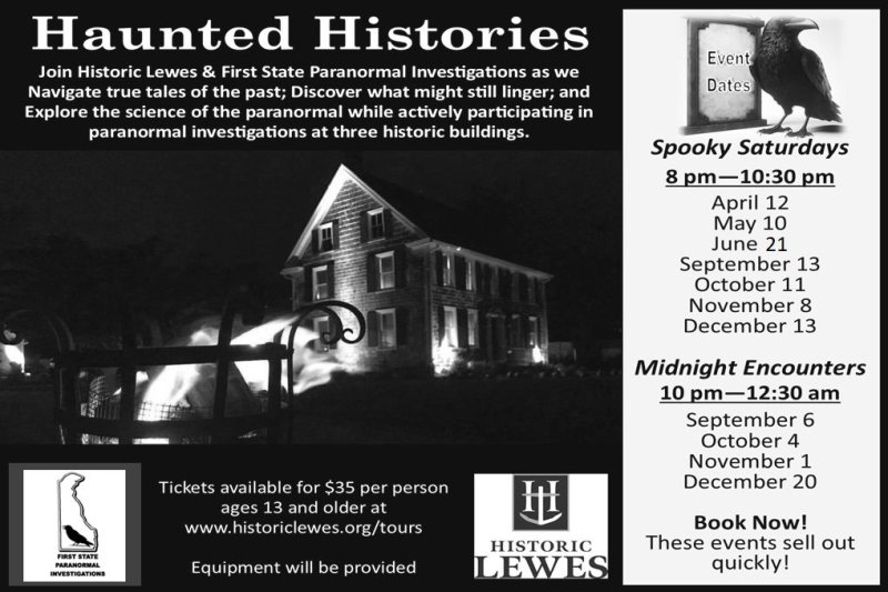 Historic Lewes; paranormal; haunted histories